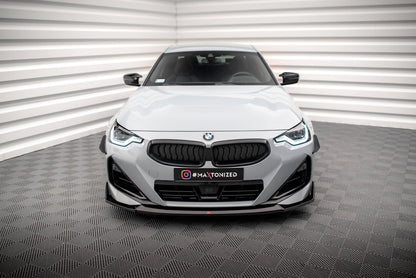 Maxton Front Ansatz V.3 für BMW 2 Coupe M-Paket / M240i G42 Carbon Look