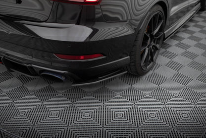 Maxton Street Pro Heck Ansatz Flaps Diffusor für Audi RS3 Limousine 8V Facelift