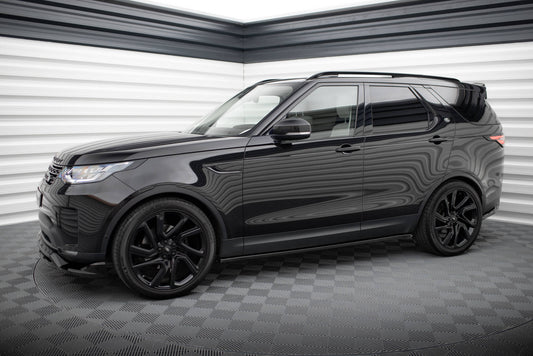 Maxton Seitenschweller Ansatz für Land Rover Discovery HSE Mk5 schwarz Hochglanz