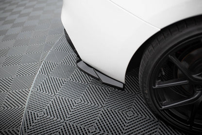 Maxton Heck Ansatz Flaps Diffusor V.5 für BMW 1er M-Paket / M140i F20 Facelift  schwarz Hochglanz