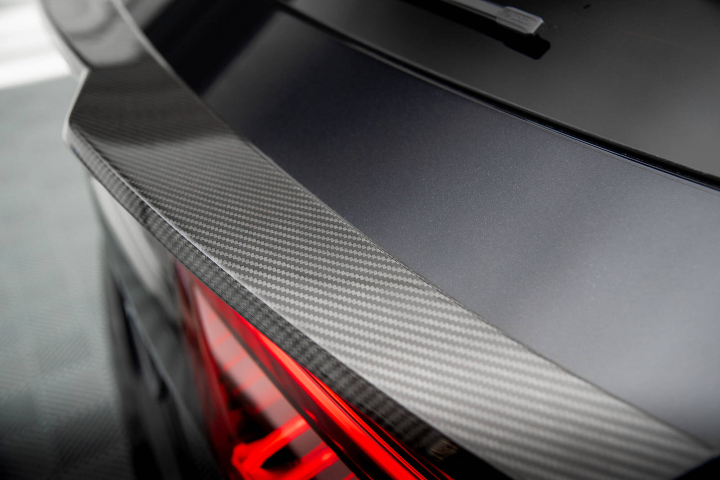 Maxton Set of Carbon Splitters Audi RSQ8 Mk1 schwarz matt