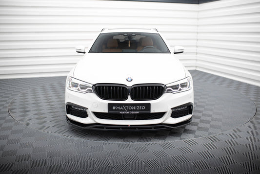 Maxton Front Ansatz V.3 für BMW 5er M-Paket G30 / G31 schwarz Hochglanz