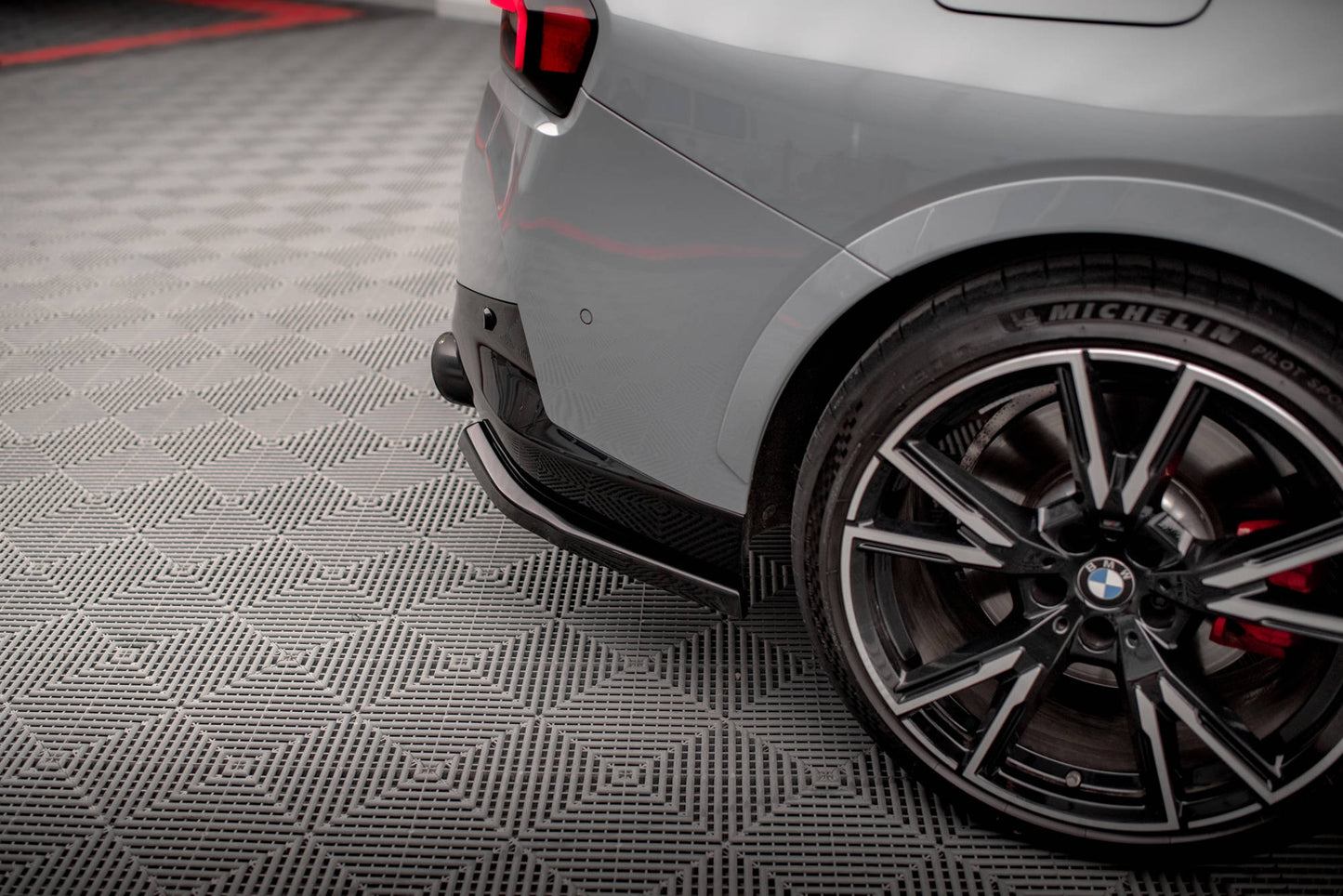 Maxton Heck Ansatz Flaps Diffusor V.2 für BMW 2 Coupe M240i G42 schwarz Hochglanz