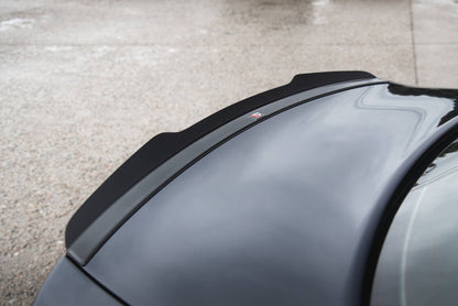 Maxton Spoiler CAP für Audi RS4 Limousine B7 schwarz Hochglanz