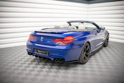 Maxton Diffusor Heck Ansatz für BMW M6 Gran Coupe / Coupe / Cabriolet F06 / F13 / F12 schwarz Hochglanz