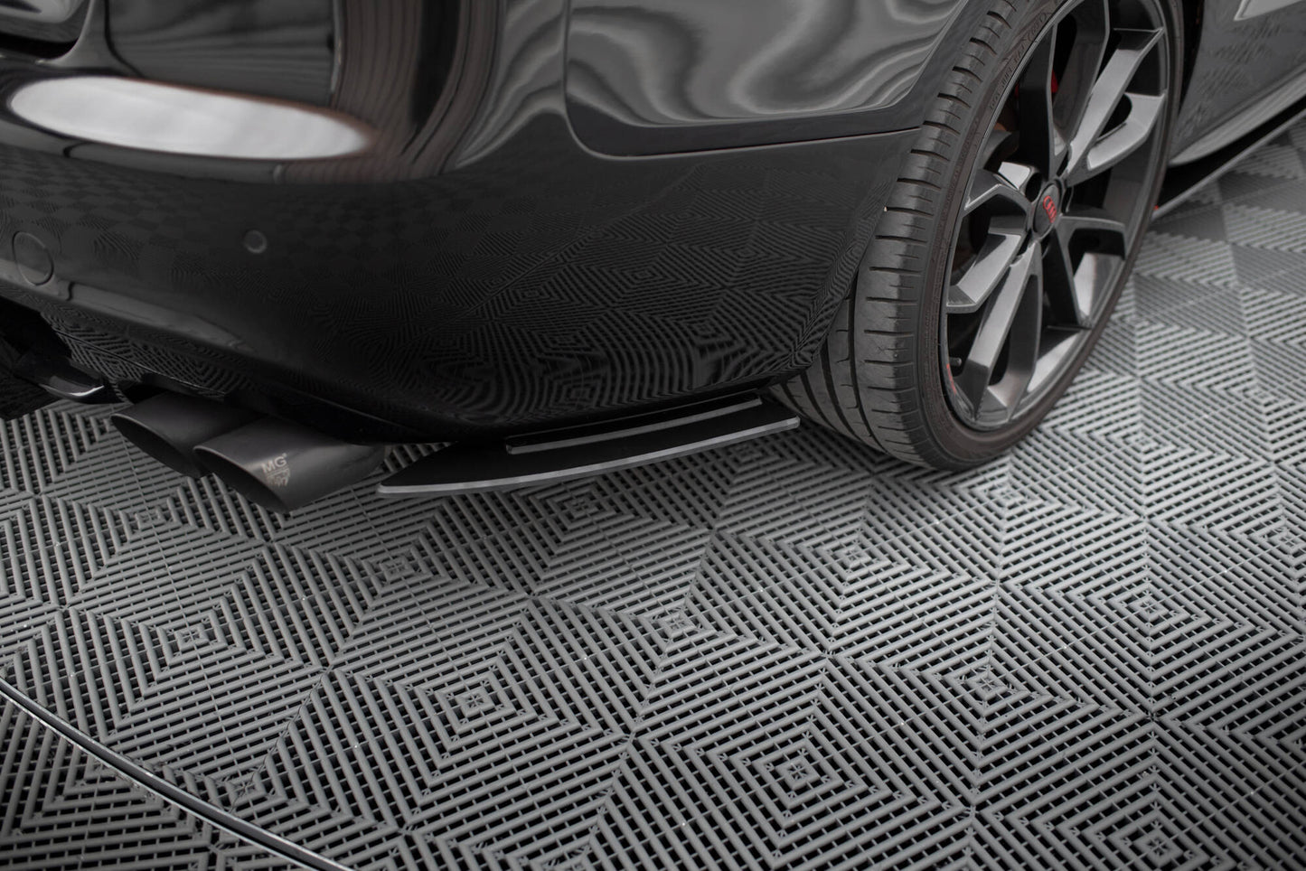Maxton Street Pro Heck Ansatz Flaps Diffusor für Audi S5 / A5 S-Line Coupe / Cabriolet 8T
