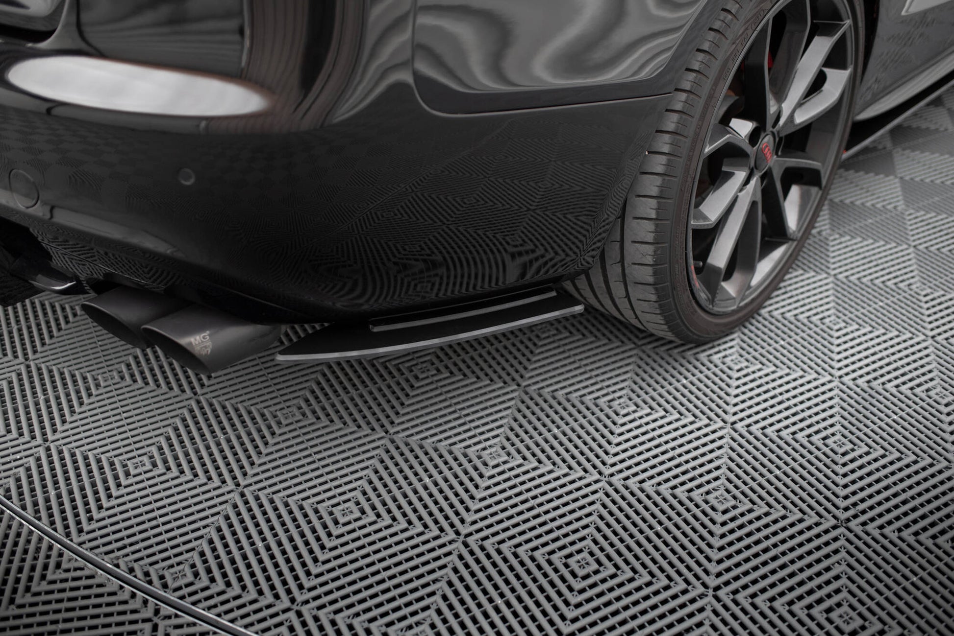 Maxton Street Pro Heck Ansatz Flaps Diffusor für Audi S5 / A5 S-Line Coupe / Cabriolet 8T