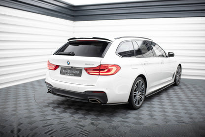 Maxton Spoiler CAP V.2 für BMW 5er Touring G31 schwarz Hochglanz