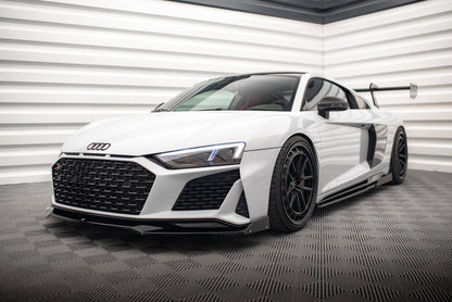 Maxton Front Ansatz V.3 +Flaps für Audi R8 Mk2 Facelift