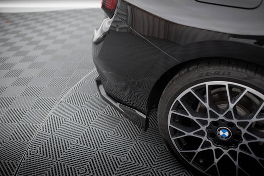 Maxton Heck Ansatz Flaps Diffusor V.2 für BMW 2 Coupe G42 schwarz Hochglanz