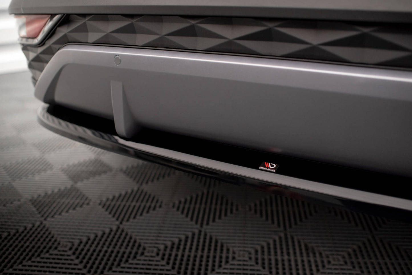 Maxton Heck Ansatz Flaps Diffusor für Hyundai Tucson Mk4 schwarz Hochglanz