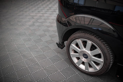 Maxton Street Pro Heck Ansatz Flaps Diffusor +Flaps für Ford Fiesta ST Mk6 schwarz Hochglanz