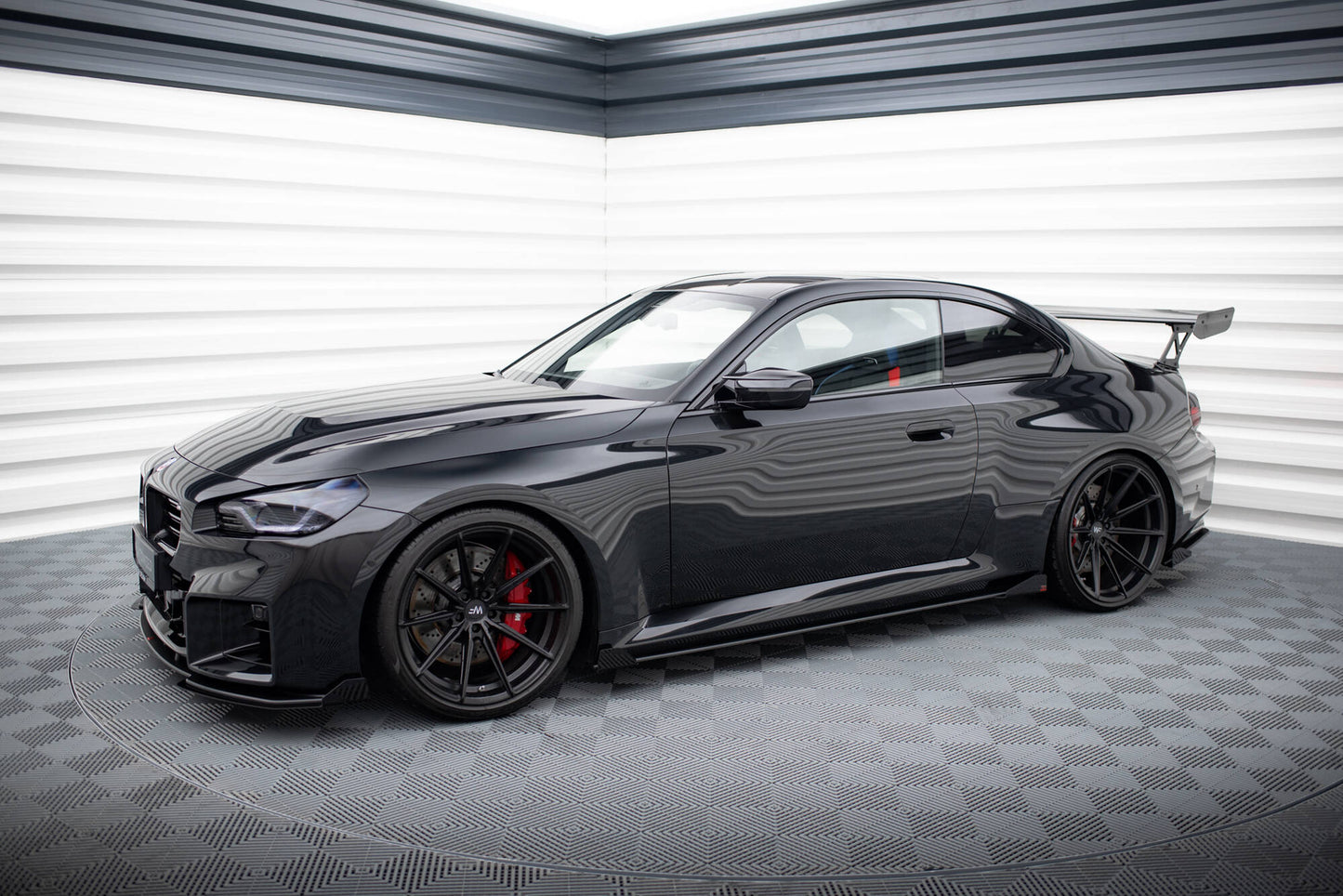 Maxton Side Flaps BMW M2 G87 schwarz Hochglanz