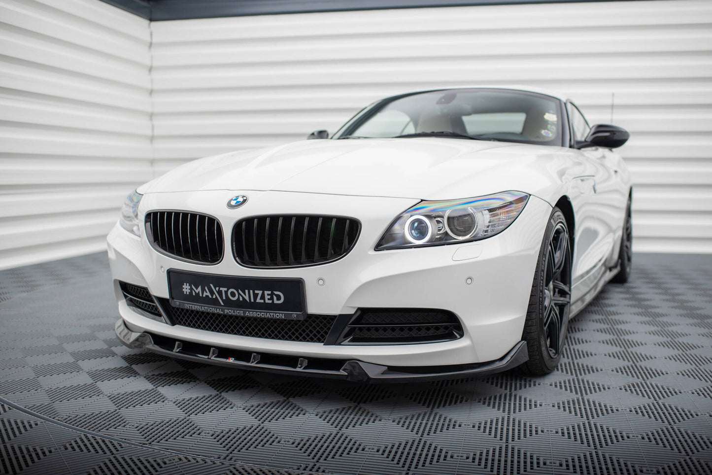 Maxton Front Ansatz V.2 für BMW Z4 E89 schwarz Hochglanz