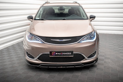 Maxton Front Ansatz für Chrysler Pacifica Mk2 schwarz Hochglanz