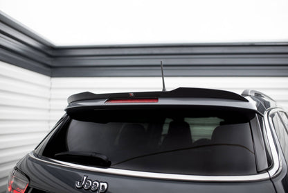 Maxton Spoiler CAP für Jeep Compass Limited Mk2 Facelift schwarz Hochglanz