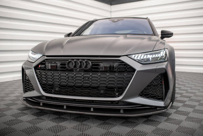 Maxton Set of Carbon Fiber Splitters Audi RS6 C8 schwarz matt