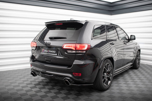 Maxton Heck Ansatz Flaps Diffusor für Jeep Grand Cherokee SRT WK2 Facelift schwarz Hochglanz