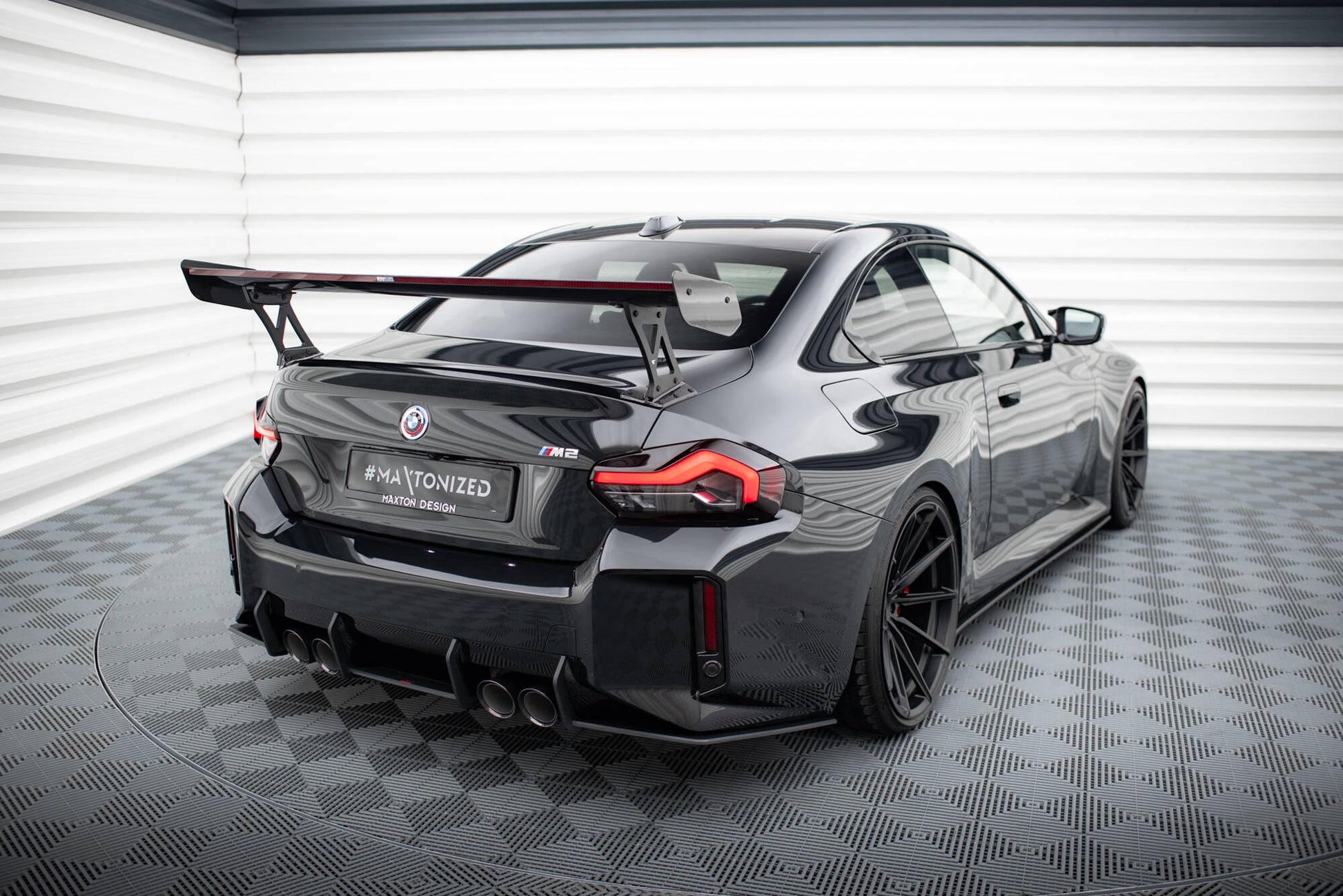 Maxton Street Pro Heck Ansatz Flaps Diffusor V.1 für BMW M2 G87