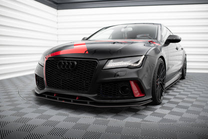 Maxton Street Pro Front Ansatz für für Audi A7 RS7 Look C7