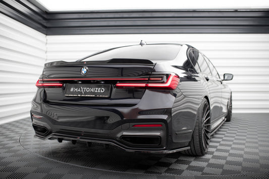 Maxton Spoiler CAP für 3D BMW 7 G11 schwarz Hochglanz