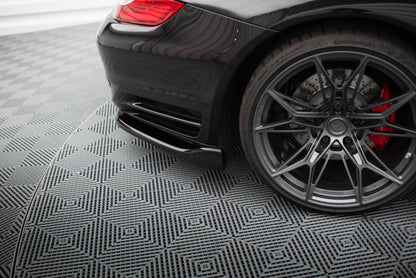 Maxton Mittlerer Diffusor Heck Ansatz DTM Look für Porsche 911 Turbo 997 schwarz Hochglanz