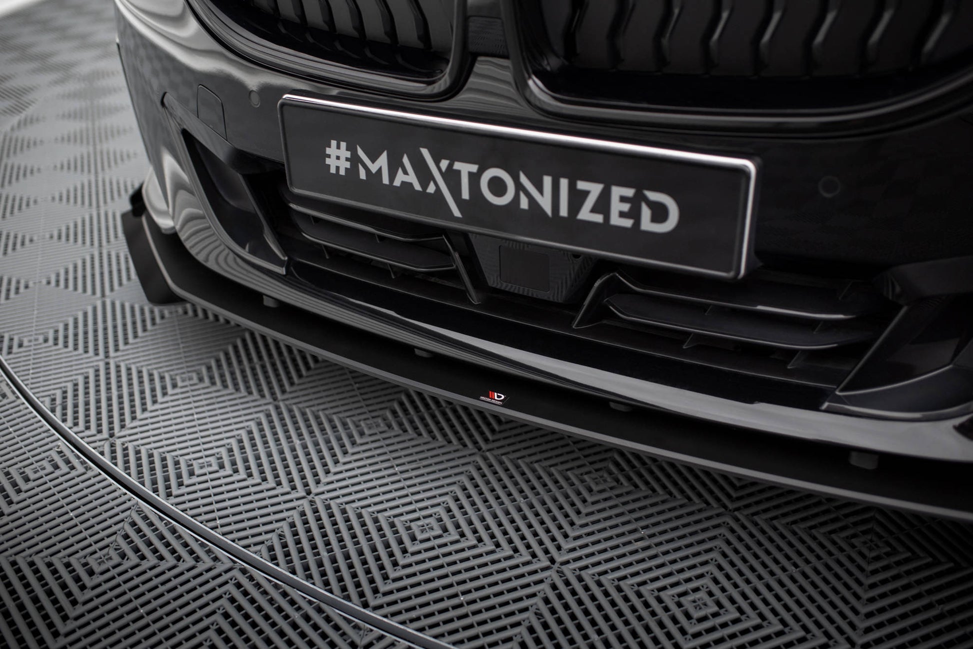 Maxton Street Pro Front Ansatz für +Flaps für + Flaps BMW 2 Coupe G42 schwarz Hochglanz