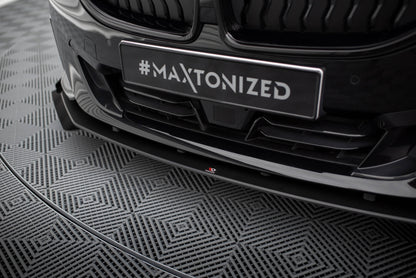 Maxton Street Pro Front Ansatz für +Flaps für + Flaps BMW 2 Coupe G42 schwarz Hochglanz