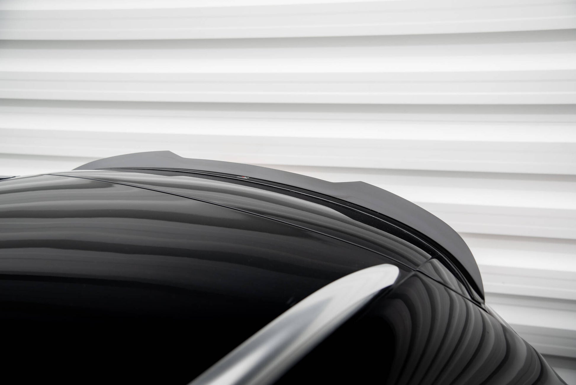 Maxton Spoiler CAP für Ford Mondeo Kombi ST-Line Mk4 Facelift schwarz Hochglanz