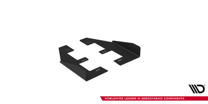 Maxton Side Flaps Ford Mustang GT Mk6  schwarz Hochglanz