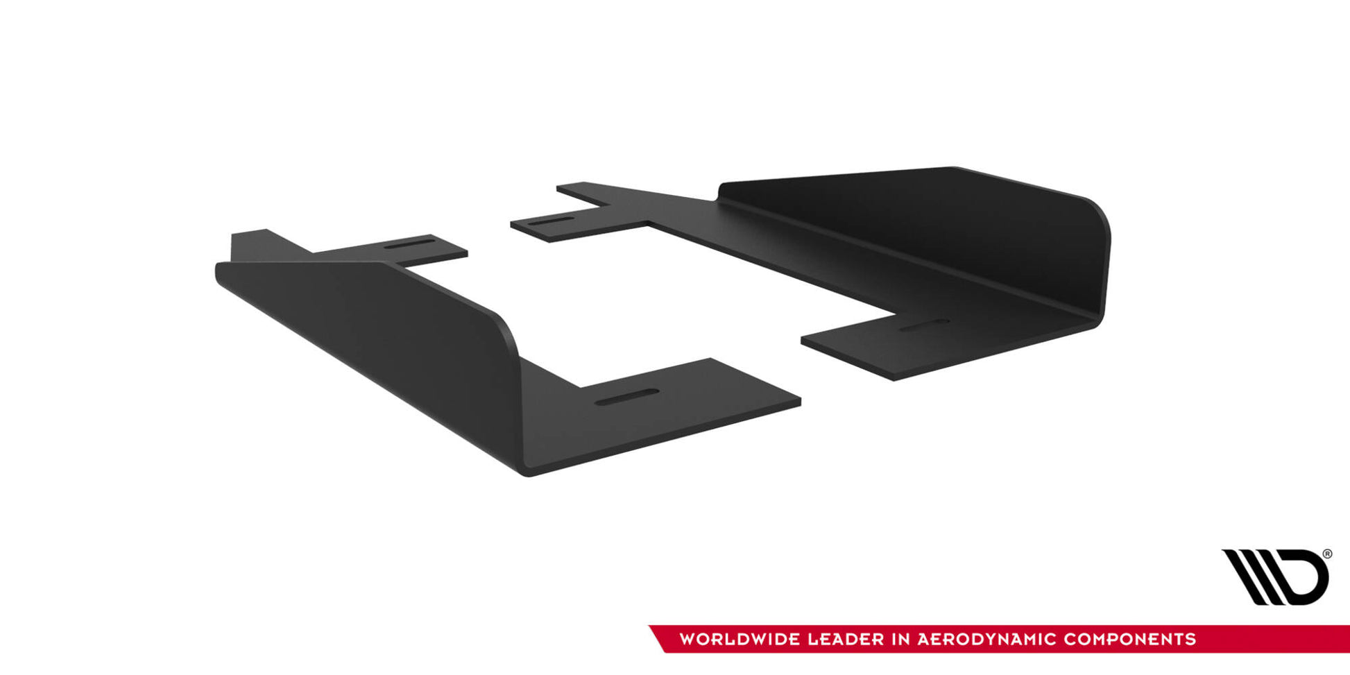 Maxton Side Flaps Ford Mustang GT Mk6  schwarz Hochglanz
