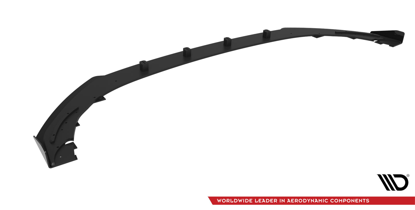 Maxton Street Pro Front Ansatz für +Flaps für + Flaps Ford Mondeo Sport Mk5 Facelift / Fusion Sport Mk2 Facelift schwarz H...
