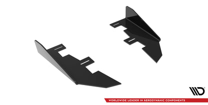 Maxton Hintere Seiten Flaps für Honda Civic Type-R Mk 11 schwarz Hochglanz