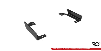 Maxton Hintere Seiten Flaps für BMW 2 Coupe M-Paket G42 schwarz Hochglanz