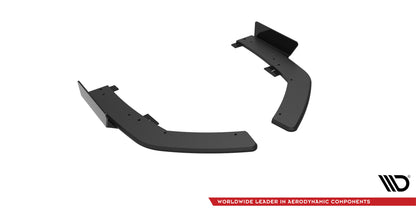 Maxton Street Pro Heck Ansatz Flaps Diffusor +Flaps für BMW 2 Coupe M-Paket G42 schwarz Hochglanz