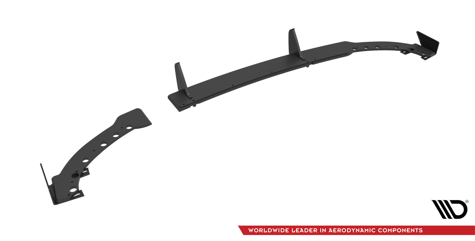 Maxton Street Pro Heck Ansatz Flaps Diffusor +Flaps für Peugeot 208 GT Mk2 schwarz Hochglanz