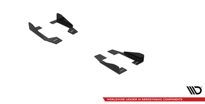 Maxton Side Flaps BMW 2 Coupe M-Paket / M240i G42 schwarz Hochglanz