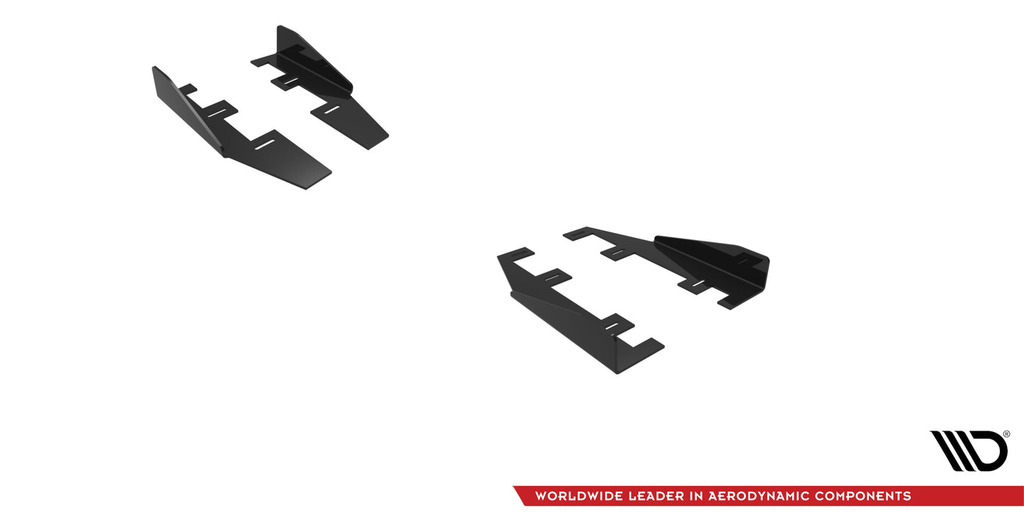Maxton Side Flaps BMW 4er Gran Coupe F36 schwarz Hochglanz