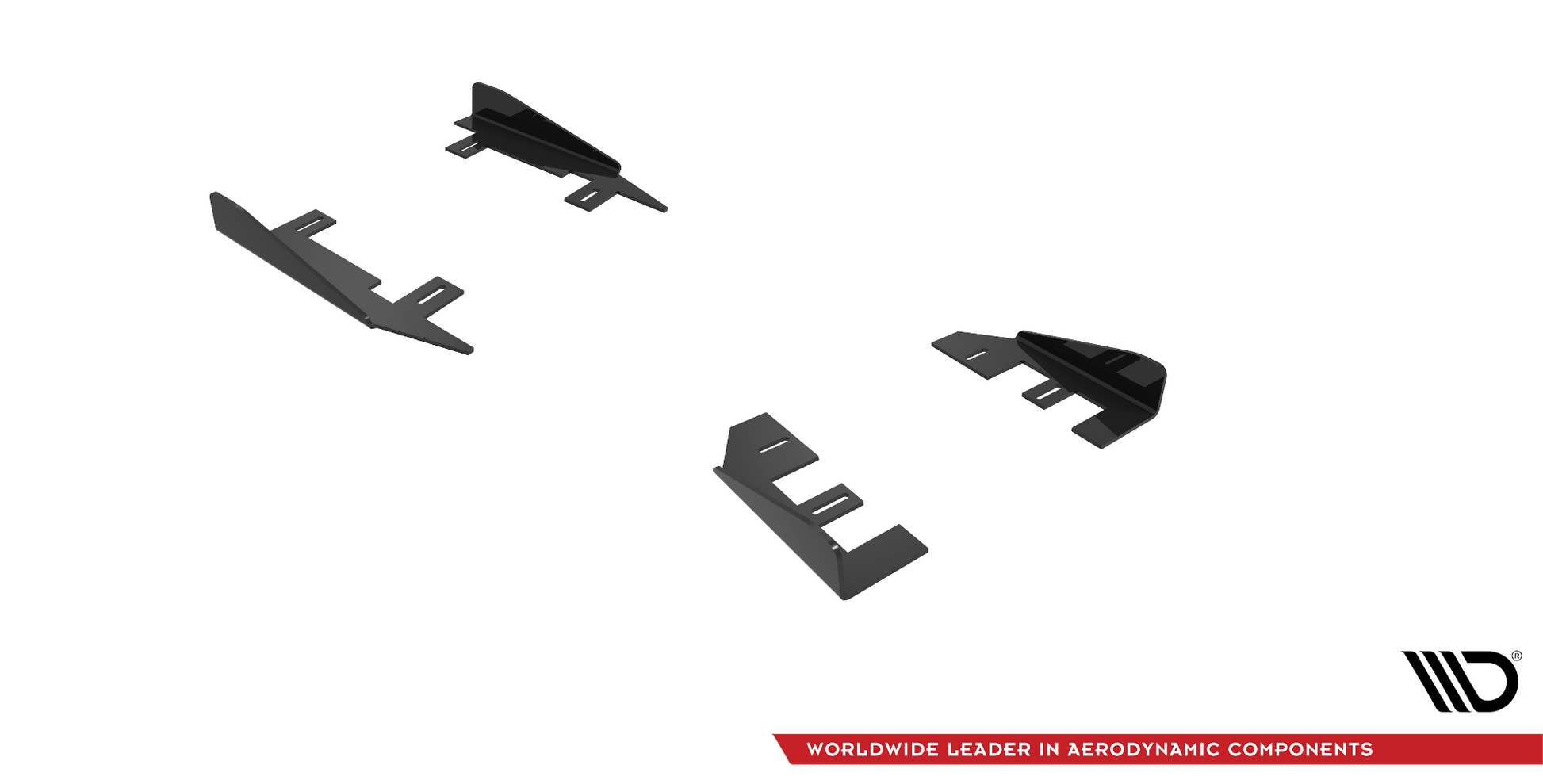 Maxton Side Flaps Audi A3 8Y schwarz Hochglanz