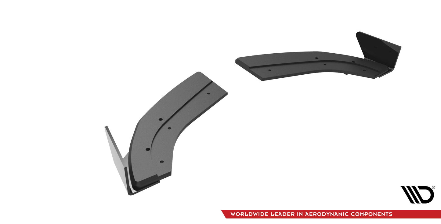 Maxton Street Pro Heck Ansatz Flaps Diffusor +Flaps für Ford Fiesta ST Mk6 schwarz Hochglanz