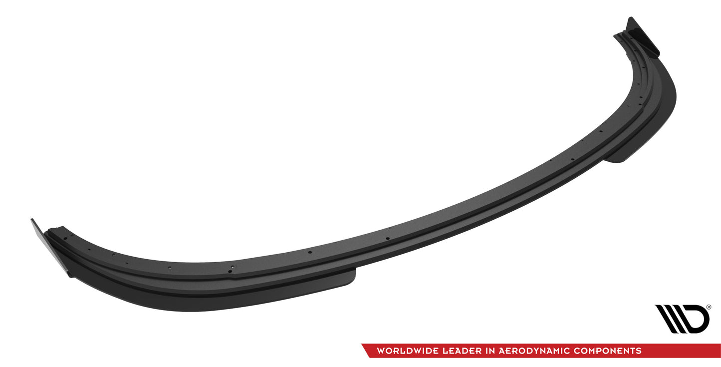 Maxton Street Pro Front Ansatz für +Flaps für V.1 + Flaps Ford Fiesta ST Mk6 schwarz Hochglanz