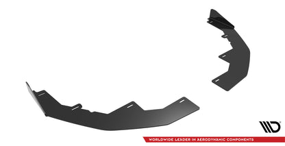 Maxton Front Flaps Audi S3/A3 S-Line 8Y schwarz Hochglanz