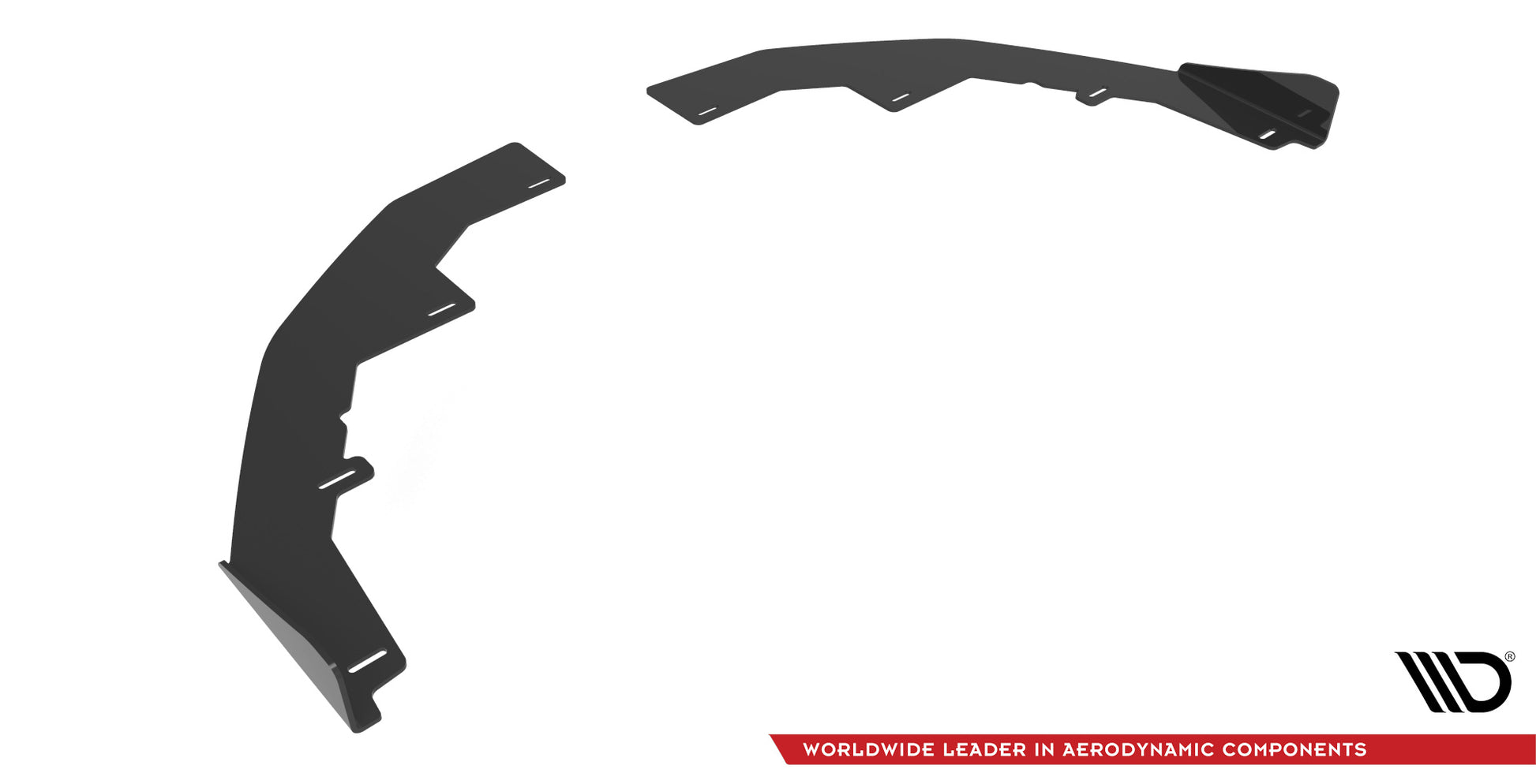Maxton Front Flaps Audi S3/A3 S-Line 8Y schwarz Hochglanz