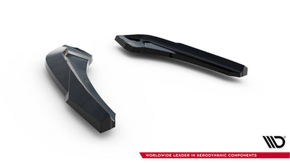 Maxton Heck Ansatz Flaps Diffusor V.5 für BMW 1er M-Paket / M140i F20 Facelift  schwarz Hochglanz