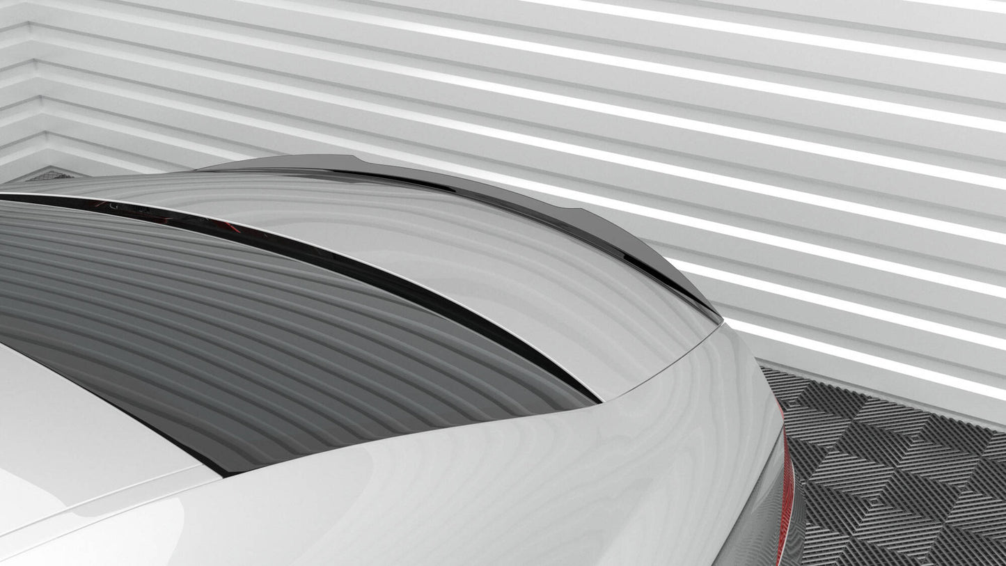 Maxton Spoiler CAP für Mercedes-Benz CLS C219 schwarz Hochglanz