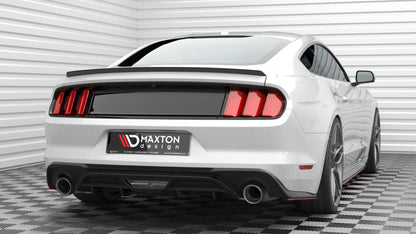 Maxton Heck Ansatz Flaps Diffusor V.2 für Ford Mustang Mk6 Facelift