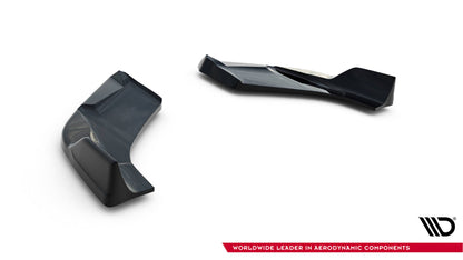 Maxton Heck Ansatz Flaps Diffusor V.6 für Hyundai I30 N Hatchback Mk3 Facelift schwarz Hochglanz