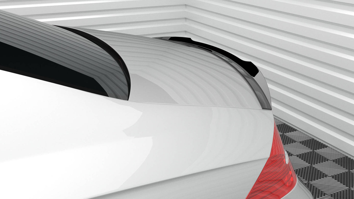 Maxton Spoiler CAP für Mercedes-Benz CLS C219 schwarz Hochglanz