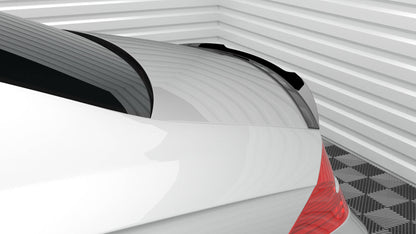 Maxton Spoiler CAP für Mercedes-Benz CLS C219 schwarz Hochglanz