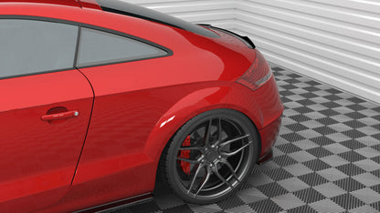 Maxton Spoiler CAP für Audi TT 8J schwarz Hochglanz